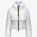 MEL ECO FUR BONDED GREY LILLA-BLACK ASH
