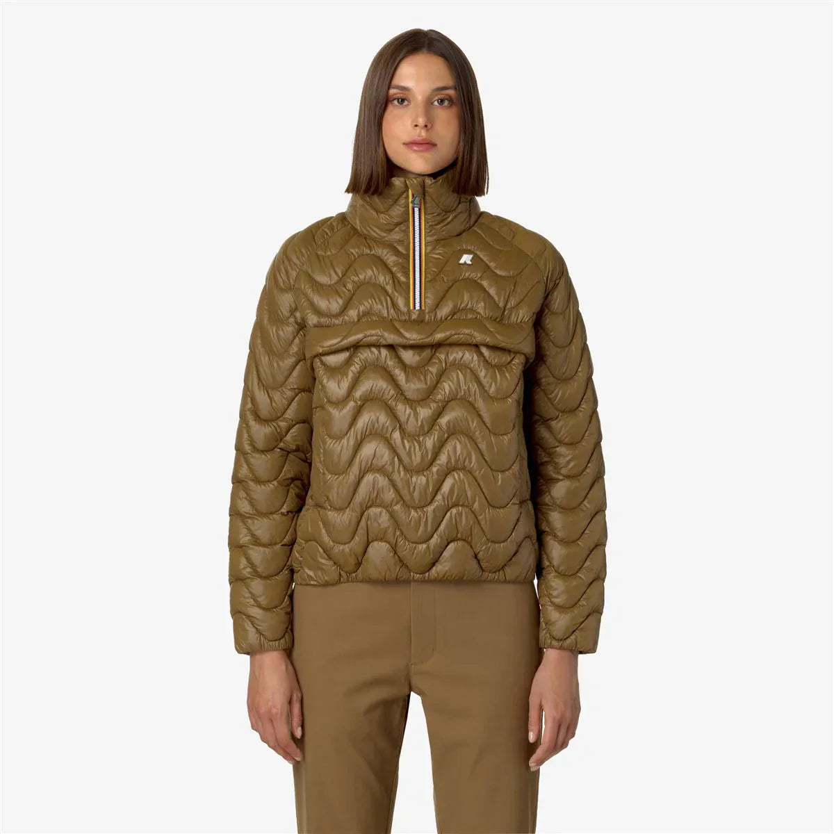 SOJENNE QUILTED WARM BROWN CORDA