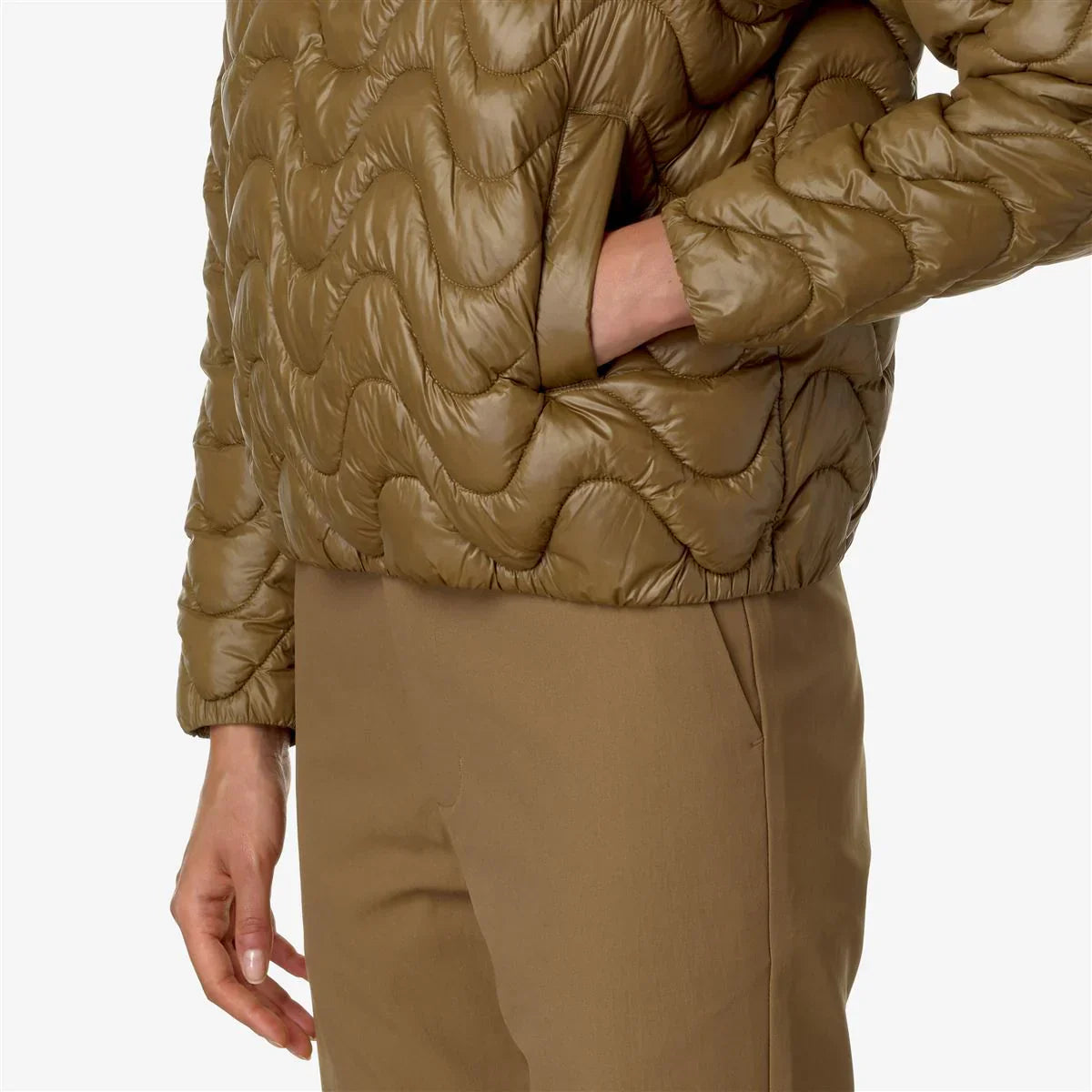 SOJENNE QUILTED WARM BROWN CORDA