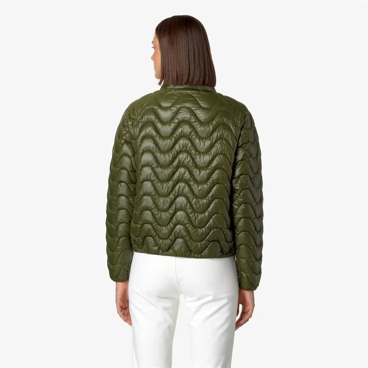 SOJENNE QUILTED WARM GREEN CYPRESS